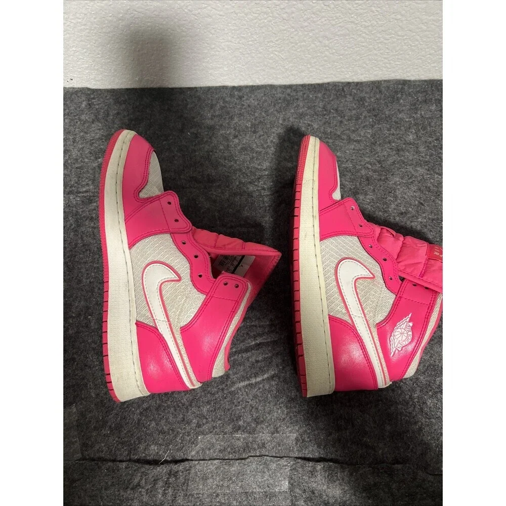 Nike Air Jordan Kids - Hot Pink & Stealth Gray 5.5 Youth